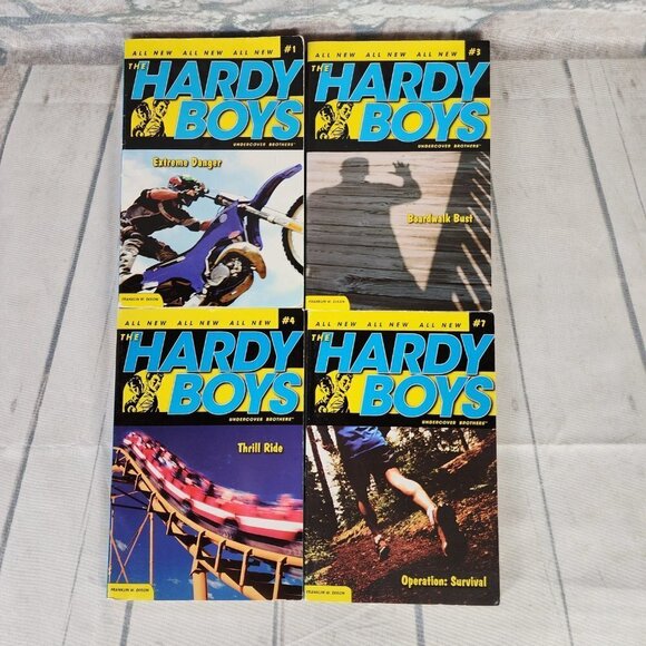 The Hardy Boys Undercover Brothers Paperback Lot of 4 Books Mysteries Youth - Picture 5 of 6